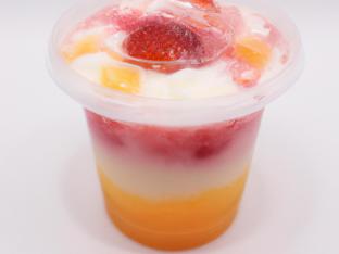 Strawberry Yakult with Mango Jelly [Full Sweet]