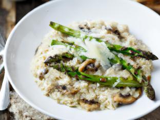 Mushroom Risotto with Peas [18 oz]