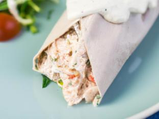 Tuna Salad Wrap With Market Green Tuna Salad Wrap With Market Green
