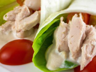 Gluten Free Tuna Salad Wrap With Market Green Gluten Free Tuna Salad Wrap With Market Green