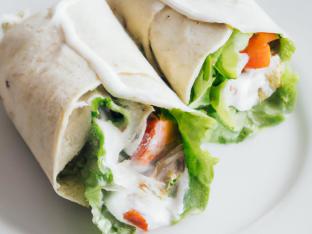 Gluten Free Vegetarian Caesar Wrap With Market Green Gluten Free Vegetarian Caesar Wrap With Market Green