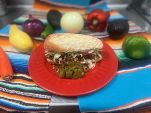 Vegan Grilled Veggie Torta [NO CHEESE, NO SOUR CREAM, NO MAYO]