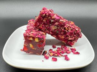 Individually Packaged: Pomegranate, Pistachio and Rose Petals Turkish Delight Individually Packaged: Pomegranate, Pistachio and Rose Petals Turkish Delight