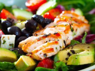 Gluten Free Salmon Entree Salad Gluten Free Salmon Entree Salad