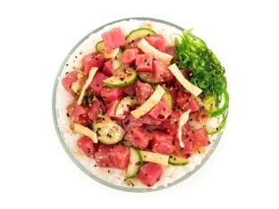 Regular Hawaiian Ahi over Salad