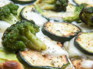 Personal Broccoli & Zucchini Pizza