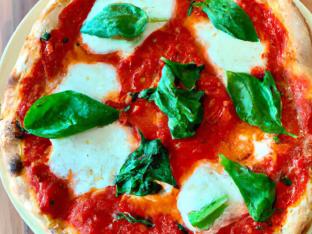 Dairy Free Personal Basil & Tomatoes Pizza