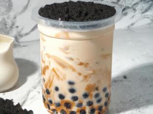 House milk tea with Pearl Boba [50% Sweet]