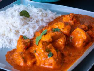 Butter Chicken With Basmati Rice and Aloo Gobi Butter Chicken With Basmati Rice and Aloo Gobi