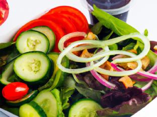 Boxed Side Mixed Green Salad With Balsamic Vinaigrette Boxed Side Mixed Green Salad With Balsamic Vinaigrette