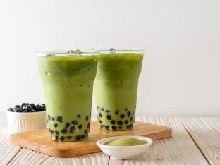 Signature Matcha Latte with Tapioca [Full Sweet]
