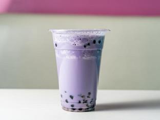 Ube Fresh Milk with Tapioca [Half Sweet]