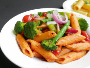 Penne with Mixed Veggies and Marinara Sauce [21 oz]