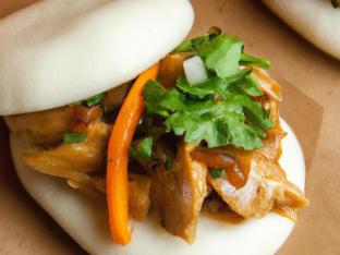Caramelized Chicken Banh Bao Caramelized Chicken Banh Bao