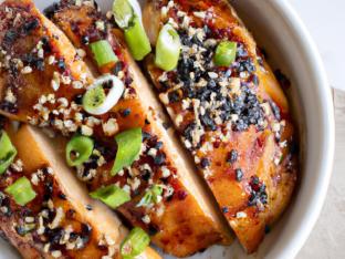 Garlic Furikake Grilled Chicken