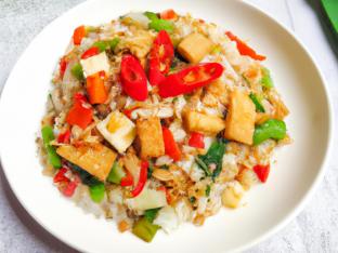 Tofu Chili Basil Fried Rice [21 oz]