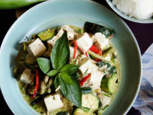 Tofu Green Curry [16 oz]