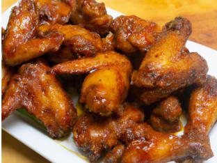 60 BBQ Bone-In Wings