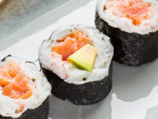 Salmon Avocado Roll Salmon Avocado Roll
