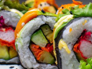 Rainbow Roll (Imitation Crab) Rainbow Roll (Imitation Crab)