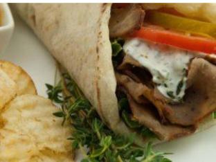 Gyro Pita with Side Salad Gyro Pita with Side Salad