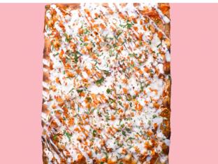 Vegan Chicken Buffalo Pizza Vegan Chicken Buffalo Pizza