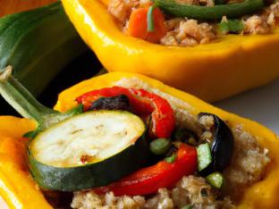 Vegetarian Stuffed Bell Peppers Vegetarian Stuffed Bell Peppers