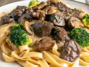 Beef and Mushroom Stroganoff Beef and Mushroom Stroganoff