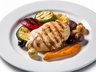 [Special Diet] Grilled Chicken with Roasted Vegetables (Olive Oil Only)