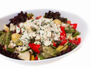 Vegetarian Greek Entree Salad Vegetarian Greek Entree Salad