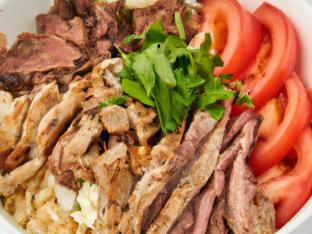 Combo Bowl with White Sauce Combo Bowl with White Sauce