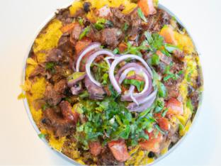 Gyro Bowl with Spicy Buffalo Sauce Gyro Bowl with Spicy Buffalo Sauce