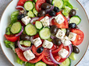 Entree Greek Salad with Ranch Dressing Entree Greek Salad with Ranch Dressing