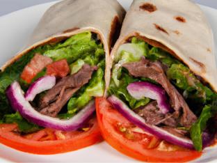 Gyro Pita with White Sauce Gyro Pita with White Sauce