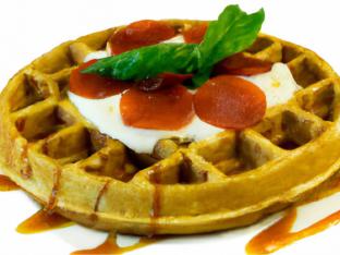 Hot Pepperoni Waffle Hot Pepperoni Waffle