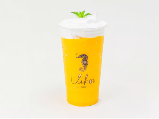 Mango Crema with Lilikoi and Mango Jelly [50% Sweet]