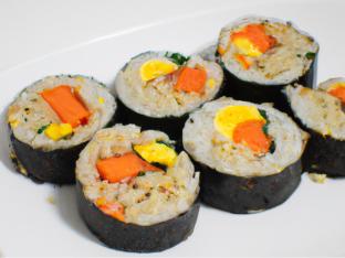 Mega Egg Kimbap Platter