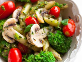 Vegan Vegetable Pesto Penne Salad Vegan Vegetable Pesto Penne Salad
