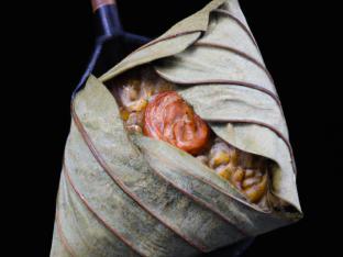 Sticky Rice with Pork Lotus Leaf Wrapped