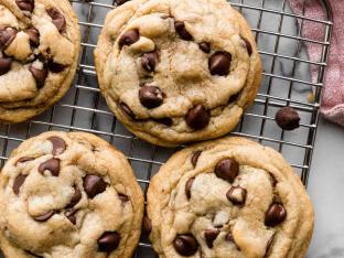 Side of Chocolate Chip Cookies