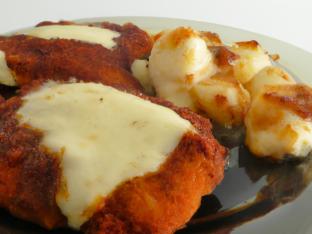 Chicken Parm with Breaded Cauliflower