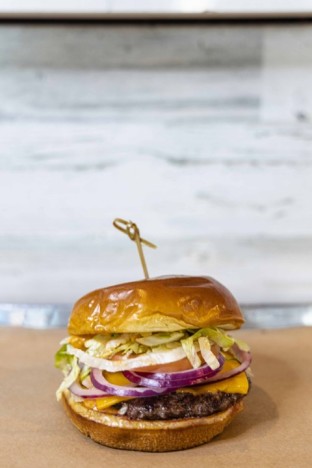 Cleaver's Burger w/ Cole Slaw