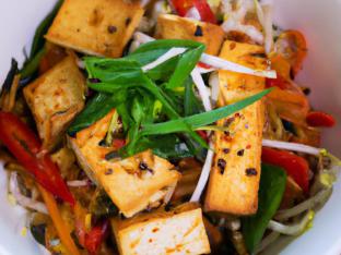 Grilled Tofu Drunken Noodles Grilled Tofu Drunken Noodles