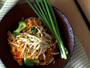 Grilled Carrots and Broccoli Pad Thai Grilled Carrots and Broccoli Pad Thai