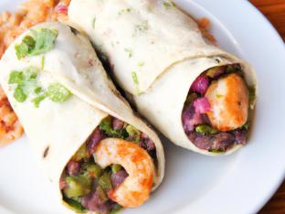 Shrimp Burrito (Gluten Free, Dairy Free) Shrimp Burrito (Gluten Free, Dairy Free)