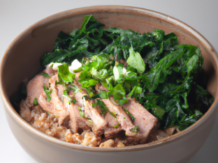 Pork Brown Rice Bowl Pork Brown Rice Bowl