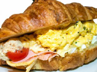 Stuffed Croissant with Turkey (Gluten-Free)