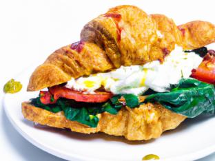 Stuffed Croissant with Feta & Spinach (Gluten-Free)