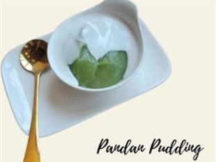 Pandan Pudding Pandan Pudding
