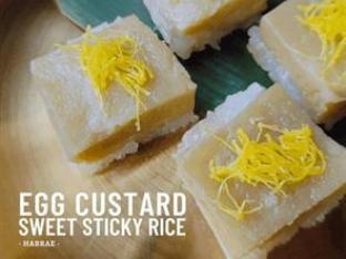 Egg Custard Sticky Rice Egg Custard Sticky Rice